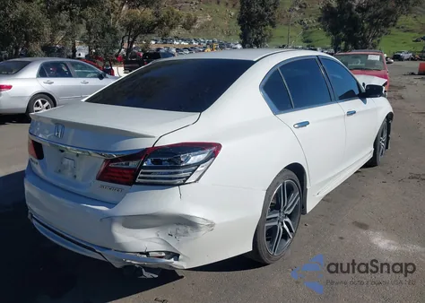 2016 Honda Accord Sport из США, поврежденный, VIN 1HGCR2F59GA129524